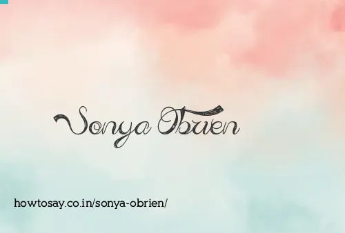 Sonya Obrien