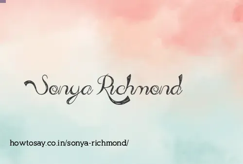Sonya Richmond