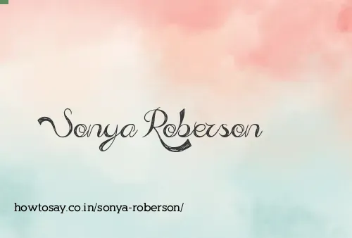 Sonya Roberson