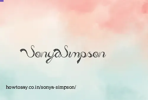 Sonya Simpson