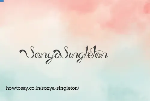 Sonya Singleton