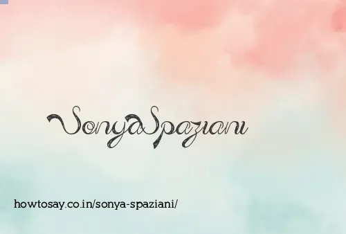 Sonya Spaziani