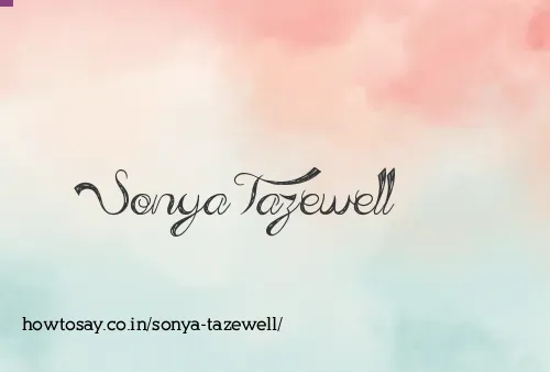 Sonya Tazewell