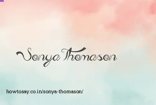 Sonya Thomason