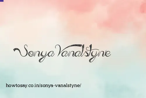 Sonya Vanalstyne