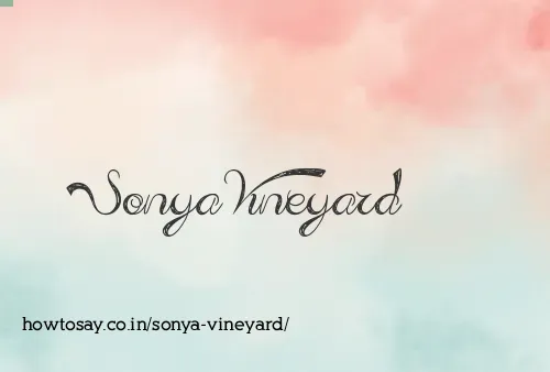 Sonya Vineyard