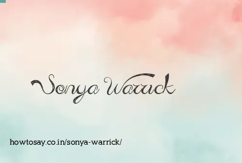Sonya Warrick