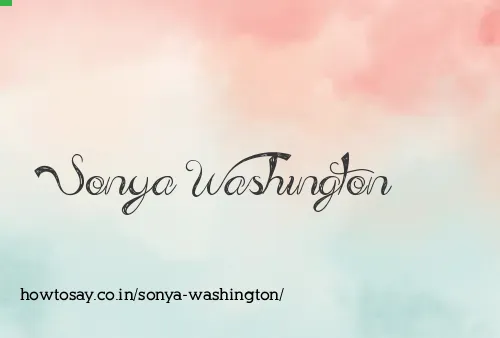Sonya Washington