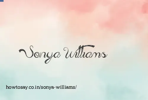 Sonya Williams