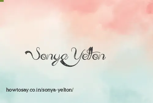 Sonya Yelton