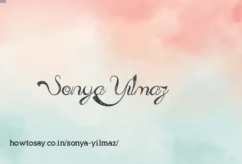 Sonya Yilmaz
