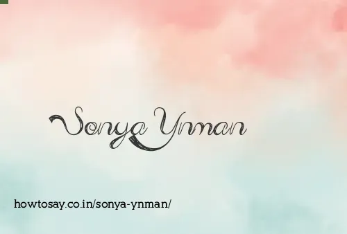 Sonya Ynman
