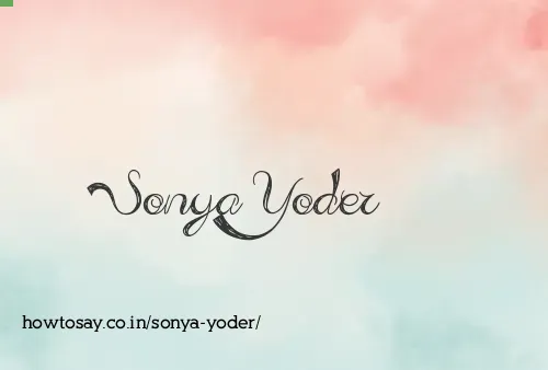 Sonya Yoder