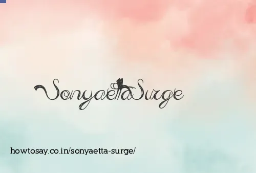 Sonyaetta Surge