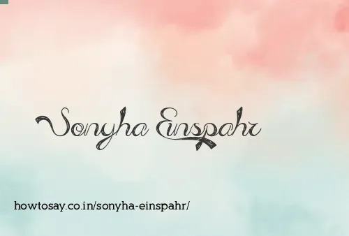 Sonyha Einspahr