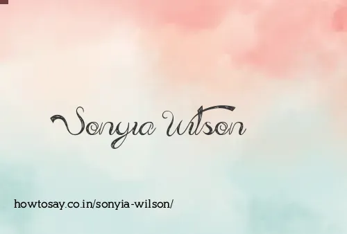 Sonyia Wilson