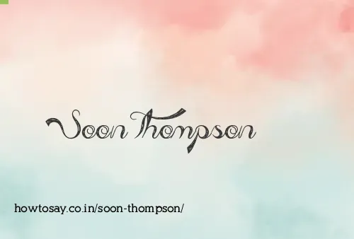 Soon Thompson