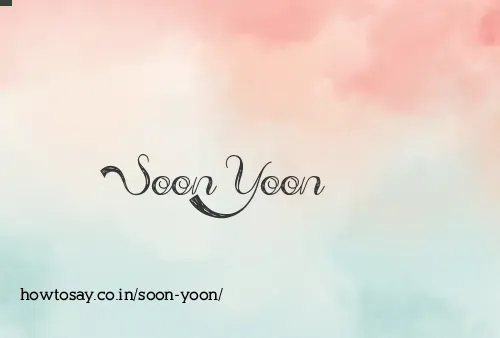 Soon Yoon