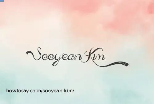 Sooyean Kim