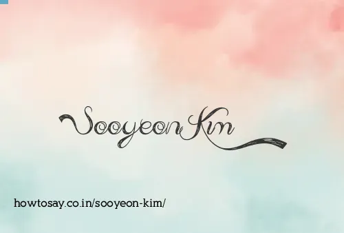 Sooyeon Kim