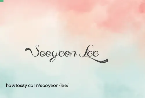 Sooyeon Lee