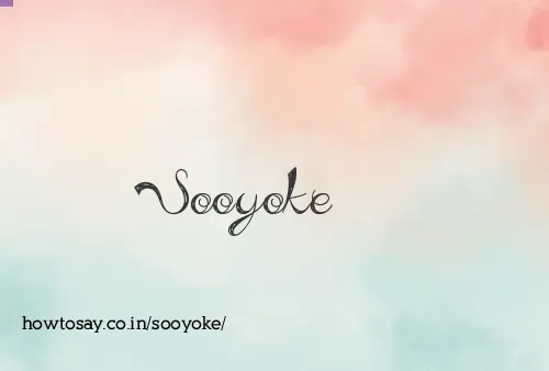 Sooyoke