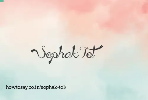 Sophak Tol