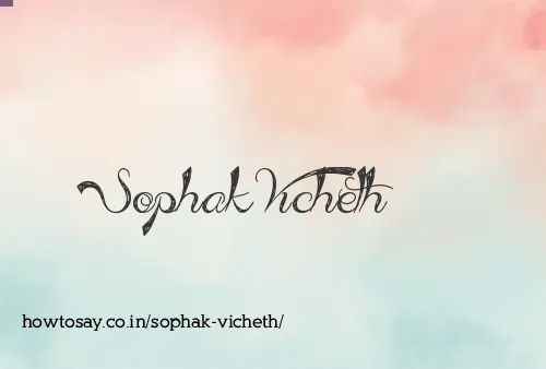 Sophak Vicheth