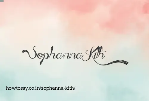 Sophanna Kith