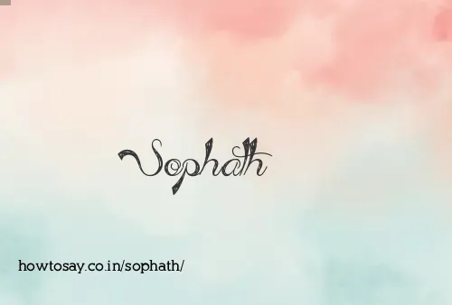 Sophath