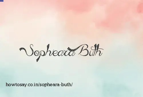 Sopheara Buth