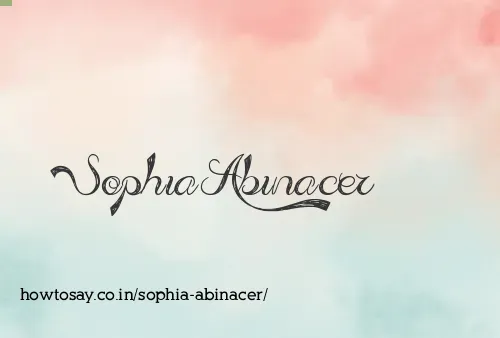 Sophia Abinacer