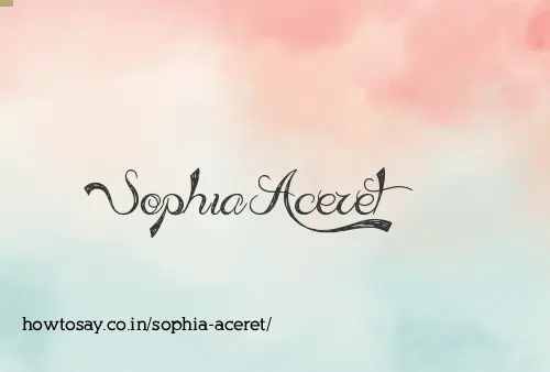 Sophia Aceret