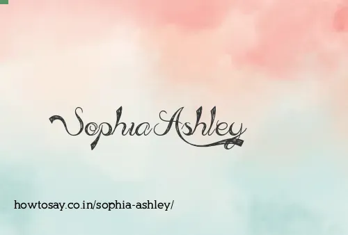 Sophia Ashley