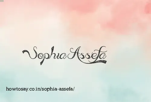 Sophia Assefa