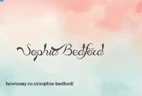 Sophia Bedford