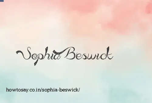 Sophia Beswick