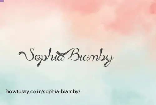 Sophia Biamby