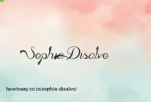 Sophia Disalvo