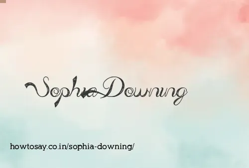 Sophia Downing