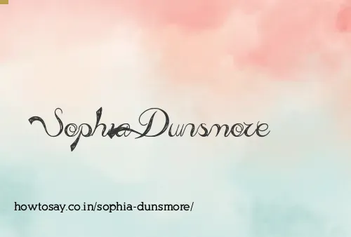Sophia Dunsmore