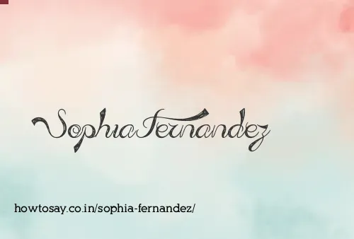 Sophia Fernandez