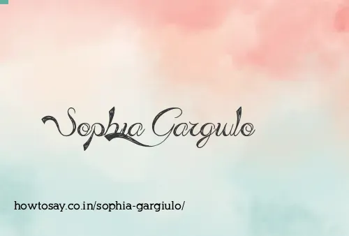 Sophia Gargiulo