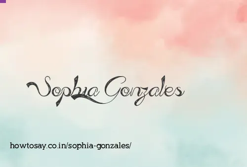 Sophia Gonzales