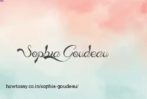 Sophia Goudeau