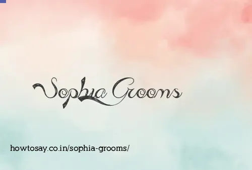 Sophia Grooms