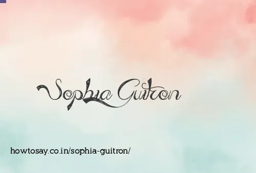 Sophia Guitron