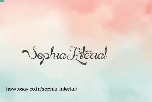 Sophia Interial