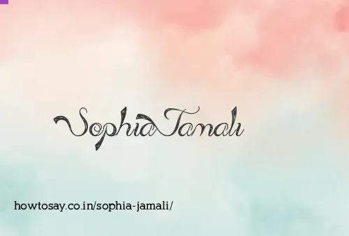 Sophia Jamali