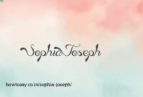 Sophia Joseph